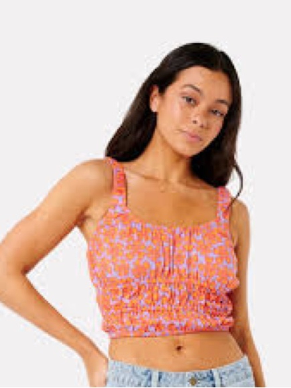 Rip Curl - Neon Isles Crop Top - Large - Matching Pants Available in Medium -NWT